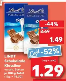Kaufland LINDT Schokolade Klassiker Angebot