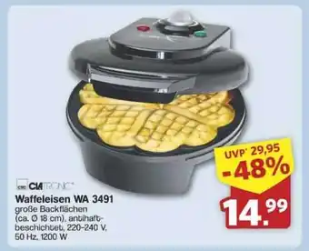 Famila Nord Ost Waffeleisen WA 3491 Angebot