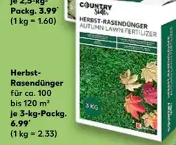 Kaufland Herbst-Rasendünger Angebot
