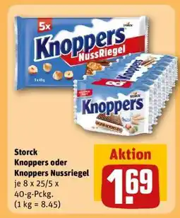 REWE Storck Knoppers oder Knoppers Nussriegel Angebot