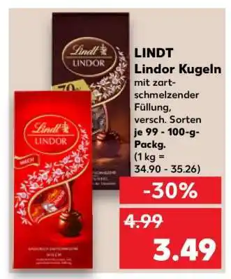 Kaufland LINDT Lindor Kugeln Angebot