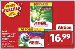 Famila Nord Ost Ariel Pulver, Gel oder All-in-1 Pods Angebot
