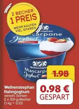 Famila Nord Ost WEIHENSTEPHAN Rahmjoghurt Angebot