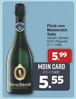 Famila Nord Ost FÜRST VON METTERNICH Sekt Angebot