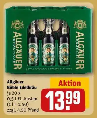REWE Allgäuer Büble Edelbräu Angebot