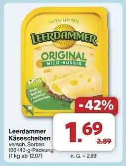 Famila Nord Ost Leerdammer Käsescheiben Angebot