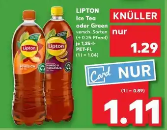 Kaufland LIPTON Ice Tea oder Green Angebot