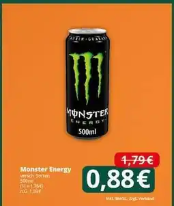 Famila Nord Ost Monster Energy Angebot