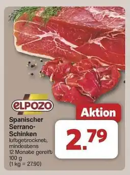 Famila Nord Ost Spanischer Serrano-Schinken Angebot