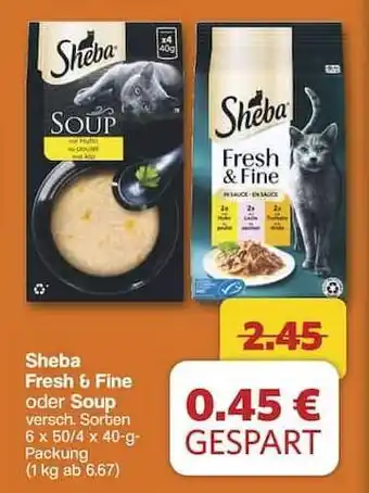 Famila Nord Ost Sheba Fresh & Fine oder Soup Angebot