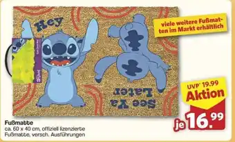 Famila Nord Ost Fußmatte Angebot