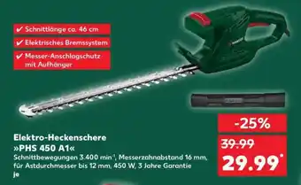 Kaufland Elektro-Heckenschere PHS 450 A1 Angebot