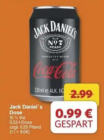 Famila Nord Ost Jack Daniel’s Dose Angebot