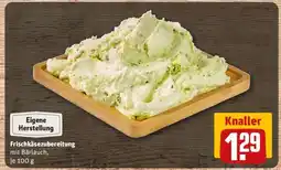 REWE Frischkäsezubereitung mit Bärlauch Angebot