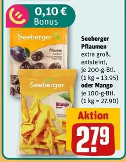 REWE Seeberger Pflaumen oder Mango Angebot