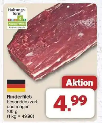 Famila Nord Ost Rinderfilet Angebot