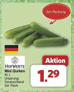 Famila Nord Ost HofWerte Mini Gurken Angebot