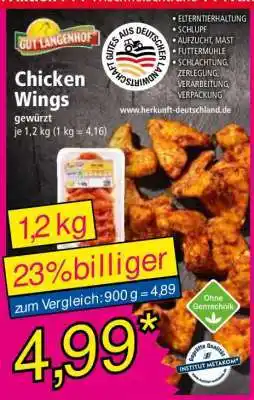 Norma Chicken Wings Angebot