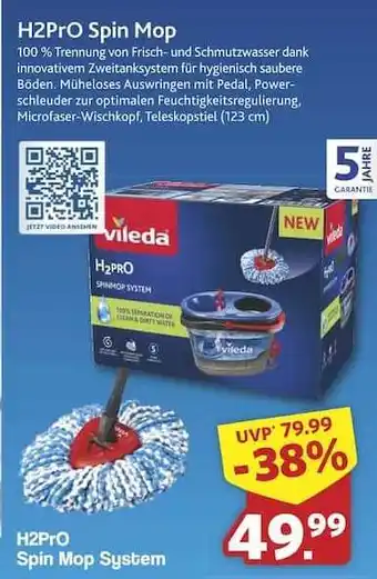 Famila Nord Ost H2Pro Spin Mop System Angebot