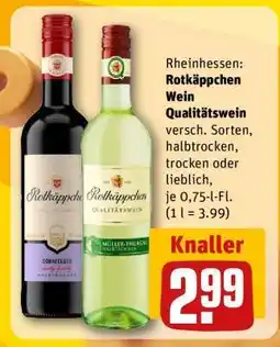 REWE Rotkäppchen Wein Qualitätswein Angebot