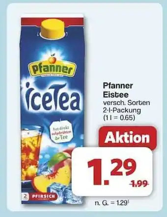 Famila Nord Ost Pfanner Eistee Angebot