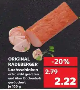 Kaufland Original Radeberger Lachsschinken Angebot
