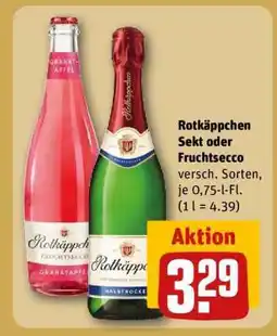 REWE Rotkäppchen Sekt oder Fruchtsecco Angebot