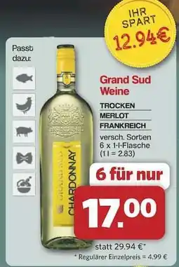 Famila Nord Ost Grand Sud Weine Angebot