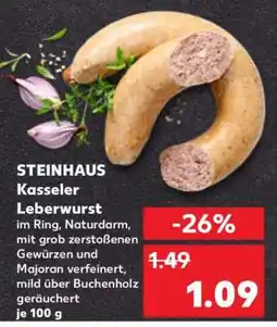 Kaufland STEINHAUS Kasseler Leberwurst Angebot