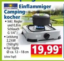 Norma Einflammiger Campingkocher Angebot