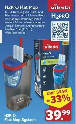 Famila Nord Ost H2PrO Flat Mop System Angebot
