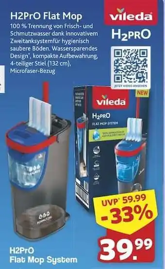 Famila Nord Ost H2PrO Flat Mop System Angebot