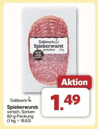 Famila Nord Ost Goldmarie Spiekerwurst Angebot