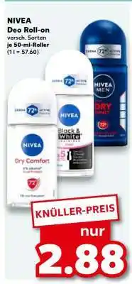 Kaufland NIVEA Deo Roll-on Angebot