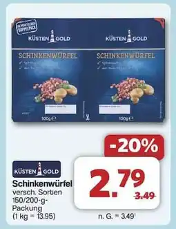 Famila Nord Ost KÜSTEN GOLD Schinkenwürfel Angebot
