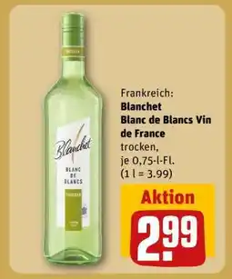 REWE Blanchet Blanc de Blancs Vin de France Angebot