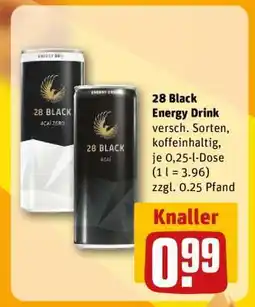 REWE 28 BLACK Energy Drink Angebot