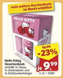 Famila Nord Ost Hello Kitty Geschenkset Angebot
