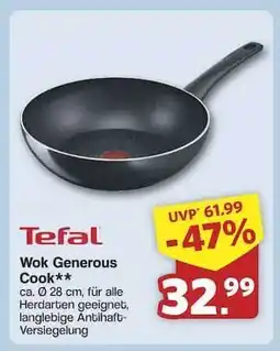 Famila Nord Ost Tefal Wok Generous Cook Angebot
