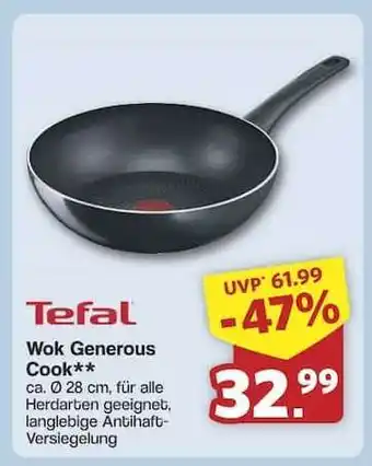 Famila Nord Ost Tefal Wok Generous Cook Angebot