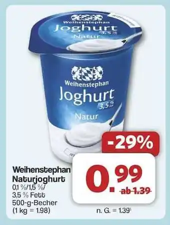 Famila Nord Ost WEIHENSTEPHAN Naturjoghurt Angebot
