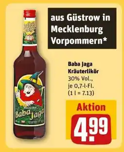 REWE BABA JAGA Kräuterlikör Angebot