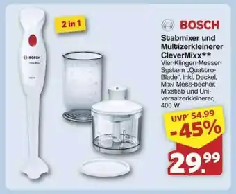 Famila Nord Ost Bosch Stabmixer und Multizerkleinerer CleverMixx Angebot