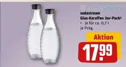 REWE sodastream Glas-Karaffen 2er-Pack Angebot