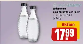 REWE sodastream Glas-Karaffen 2er-Pack Angebot