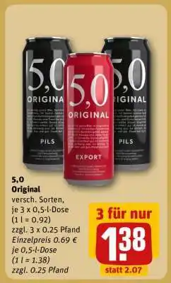 REWE 5,0 ORIGINAL Angebot