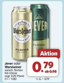 Famila Nord Ost Jever oder Warsteiner Angebot