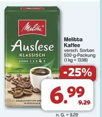 Famila Nord Ost Melitta Kaffee Angebot