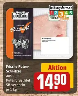 REWE Frische Puten Schnitzel Angebot