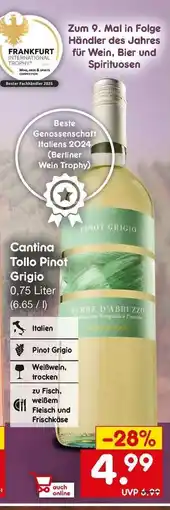Netto Marken-Discount Cantina Tollo Pinot Grigio Angebot